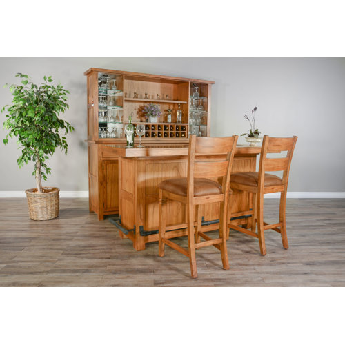August Grove® Gridley 80'' Home Bar & Reviews Wayfair
